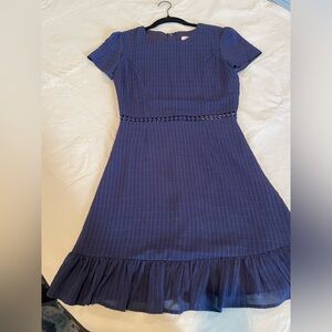 Francesca’s “Hayley” navy dress